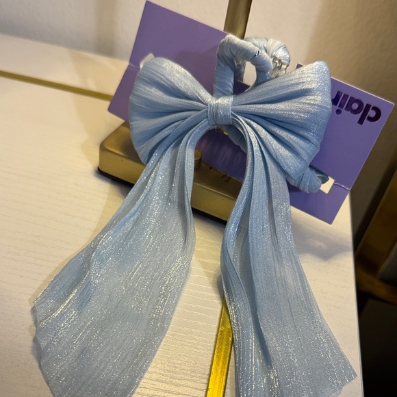 Accessories - Shimmering Light Blue Hair Bow